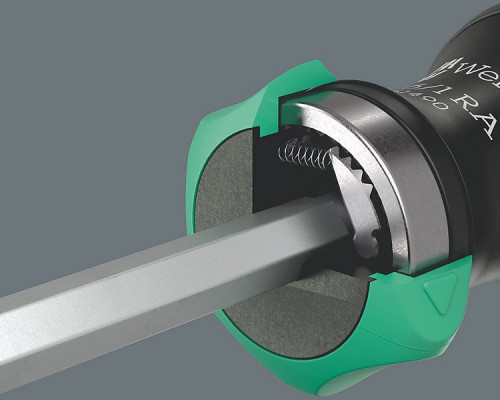 Wera Kraftform Compact 27 RA 1, Ratsche m Bits, 6-teilig