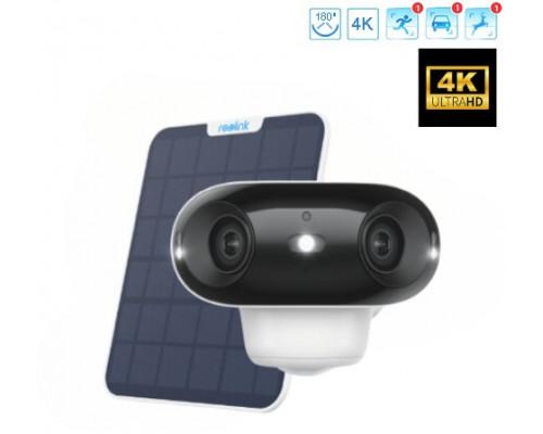 Reolink Argus 4 WIFI 4K 8 Mpx | Detekcja osób, pojazdów i zwierząt | Akumulator | Bezprzewodowa Wifi