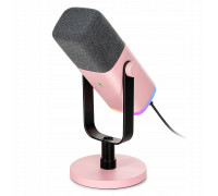 dynamiczny studyjny Fifine AM8P AMPLIGAME USB/XLR RGB różowy PnP
