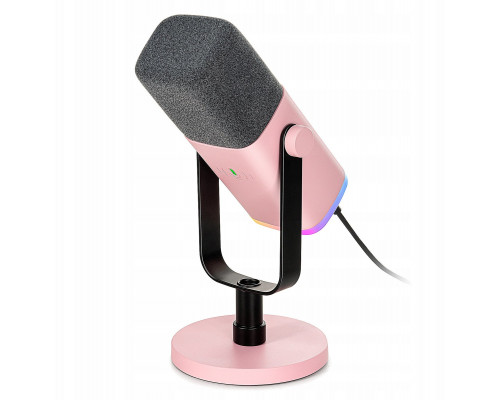 dynamiczny studyjny Fifine AM8P AMPLIGAME USB/XLR RGB różowy PnP