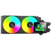 Mars Gaming MLVISION240 Liquid Cooling System with 360º LCD / TDP up to 500W
