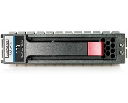 HPE 1TB 6G SAS 7.2K rpm LFF (3.5-inch) Dual Port Midline 1yr Warranty 7200 RPM 3.5"