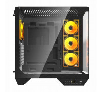 Darkflash DY470 black + 4 wentylatory