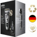 Braun Series 9 Pro 81747620 maszynka do shaving foliowa Przycinarka Chrom