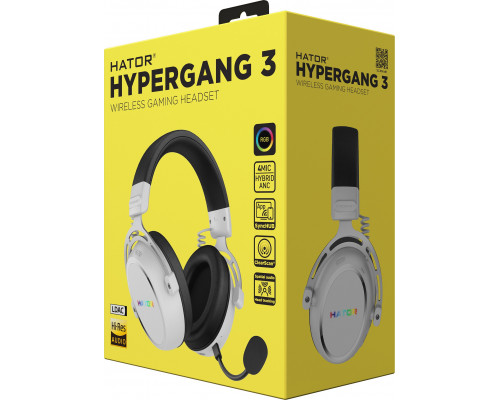 dla graczy Hator HYPERGANG 3 Wireless bezprzewodowe białe