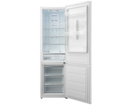 Midea Refrigerator | MDRB489FGE01O | Energy efficiency class E | Free standing | Combi | Height 201 cm | No Frost system | Fridge net capacity 247 L | Freezer net capacity 83 L | Display | 41 dB | White
