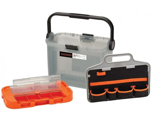 Akku-Schlagbohrschrauber BCKSB04, 18Volt(orange/schwarz, 2x Li-Ionen Akku 1,5Ah, Aufbewahrungsbox, 78-teiliges Zubehör-Set)
