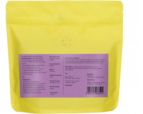 Figa Coffee - kawa ziarnista Brazylia Monteiro Lobato Natural Espresso 250 g