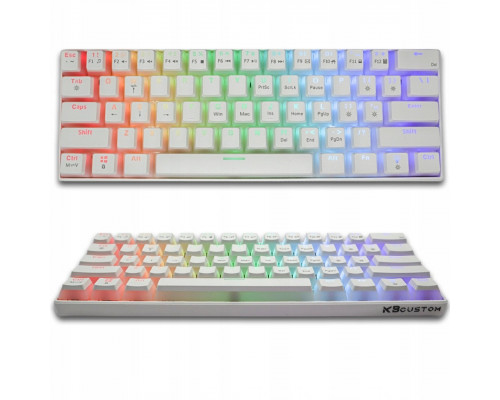 KBcustom KB61  Hot Swap RGB Dla Graczy Red/Z Switch