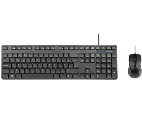 Targus Zestaw klawiatury i myszy kombinacja full size USB QWERTY GB czarny