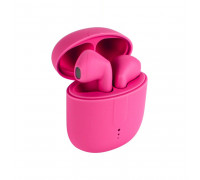 TelForceone Setty Bluetooth earphones TWS with a charging case STWS-16 pink