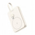 magnetic 10000mAh Ugreen PB760, wbudowany cable, 20W (beżowy)