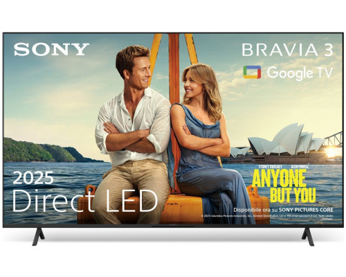 Sony K-43S3 109,2 cm (43") 4K Ultra HD Smart TV Wi-Fi Czarny