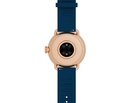 Withings Scanwatch 2 - zegarek z funkcją EKG, pomiarem pulsu i SPO2 oraz mierzeniem aktywności fizycznej i snu (38mm, blue rose gold)