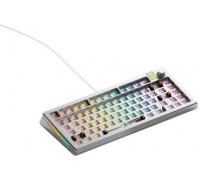 Glorious GMMK 3 Pro 75 % Custom Gaming-Tastatur - Barebone, ANSI-Layout, silber