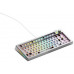 Glorious GMMK 3 Pro 75 % Custom Gaming-Tastatur - Barebone, ANSI-Layout, silber