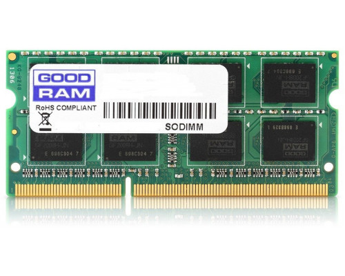 Pamięć GoodRam W-DPL1600S2G (DDR3 SO-DIMM; 1 x 2 GB; 1600 MHz)