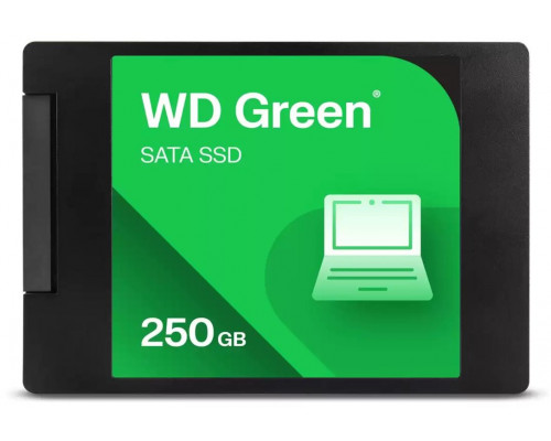 WD Green - SSD - 250 TB - cased - intern - 2.5 in (6.4 cm) - SATA 6Gb/s