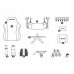 Gaming Phantom 3 PRO L Anda Seat material ciemnogrey