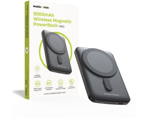 Mobile Origin Wireless Magneti 5000mAh Black