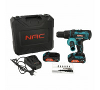 NAC WKRĘTARKA UDAR. 20V 50Nm 2x2,0Ah + AKCESORIA