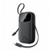 Baseus EnerFill FC31 20000mAh 22.5W ar displeju cyfrowym i 2 wbudowanymi kablami (USB-C + Lightning) - black