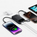 Baseus EnerFill FC31 20000mAh 22.5W ar displeju cyfrowym i 2 wbudowanymi kablami (USB-C + Lightning) - black