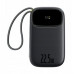 Baseus EnerFill FC31 20000mAh 22.5W ar displeju cyfrowym i 2 wbudowanymi kablami (USB-C + Lightning) - black