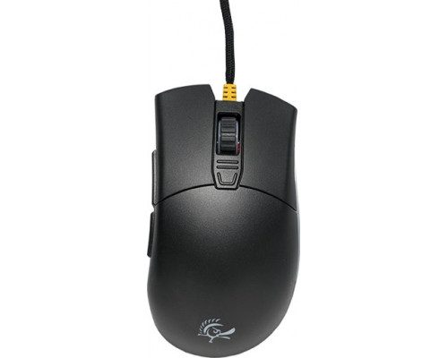 Ducky Secret M Retro Gaming Maus - schwarz
