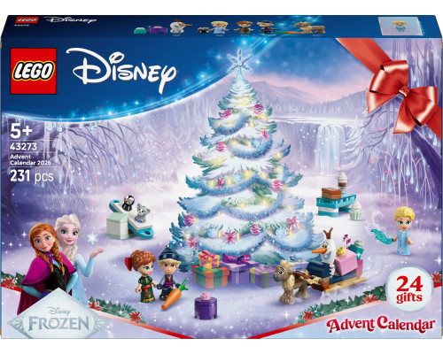 LEGO Disney Kraina lodu Kalendarz adwentowy na 2025 rok (43273)