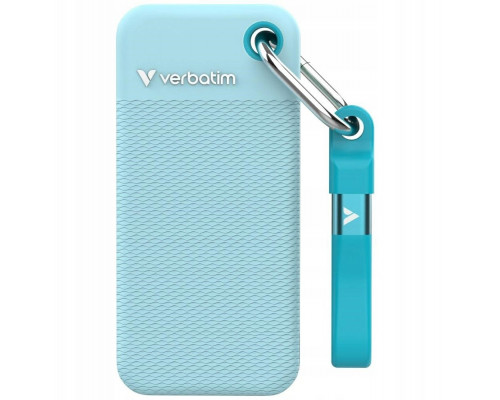 External Drive Verbatim Pocket SSD 1TB USB-C 3.2 gen.2 black-polar blue 32324