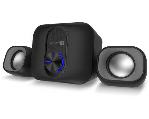 CONNECT IT Reproduktory Rumble PRO PC, 2.1, USB, 3,5mm, černá