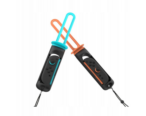 YAXO Handles for Joy-Con SWORD SET for NS/NS2 Inferno Orange&Hydro Blue