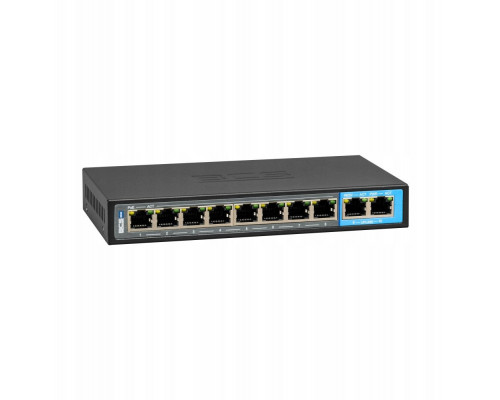 BCS-B-SP0802G BCS BASIC Switch 8x PoE, 2xRJ45 Gigabit
