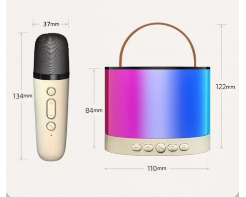 Zestaw Karaoke Mikrofon + Podświetlany EDUKAMP