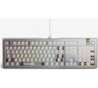 Glorious GMMK 3 Pro 100 % Custom  do gier - Barebone, układ ANSI, srebrny