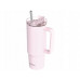 Quokka Stream   of steel stainlessj 950 ml z słomką (Light Pink)