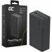 Greencell PowerPlay 30 - black powerbank 30 000mAh, 22,5W, 4 porty