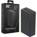 Greencell PowerPlay 30 - black powerbank 30 000mAh, 22,5W, 4 porty