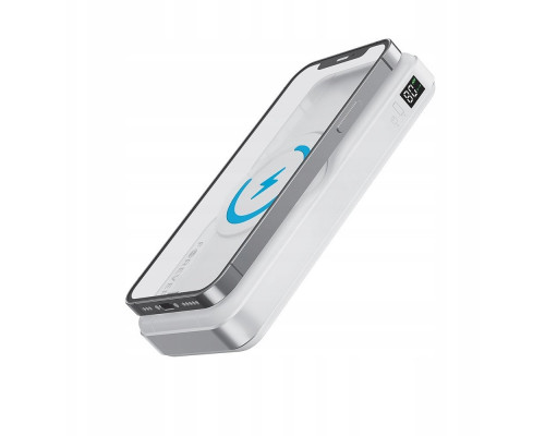 Forever power bank bezprzewodowy MATB-300 10000 mAh 3w1 biały