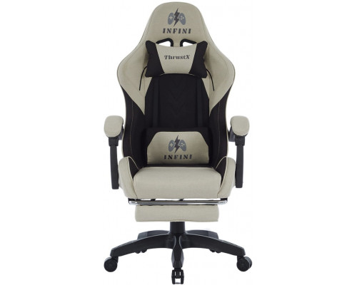 Infini ThrustX beige z tkaniny, podnóżek