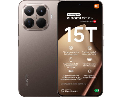 Xiaomi 15T Pro 5G 12/512GB Gold  (68001)