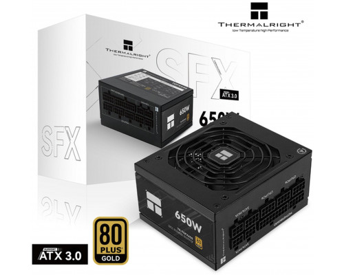 Thermalright TR-TGFX 650W 80 PLUS Gold Netzteil, ATX 3.0, SFX - 650 Watt, schwarz