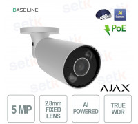 Ajax Kamera HL - tuba BulletCam (5 Mp/2.8 mm) (8EU) - biały