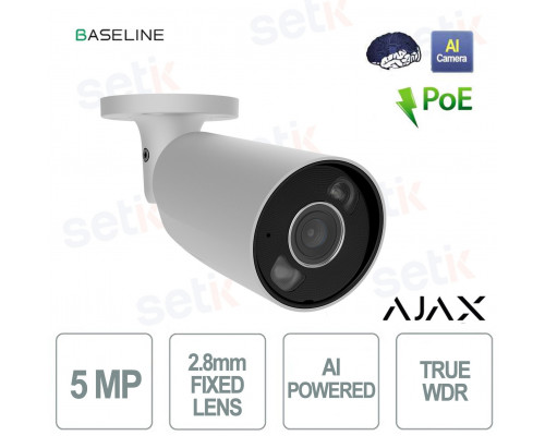 Ajax Kamera HL - tuba BulletCam (5 Mp/2.8 mm) (8EU) - biały