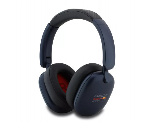 Red Bull Bluetooth Over-Ear Headphones Printed Logo Navy Blue