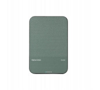 Native Union (Re)Classic Qi2 Power Bank - magnetic powerbank 5000 mAh kompatybilny z MagSafe i Qi2, cable USB-C - USB-C 15 cm w zestawie (slate green)