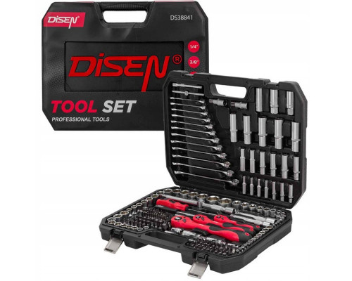 216el. 1/4", 3/8", 1/2" (6-kątnych) (4-32mm)