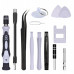 TOOLKITI PRECYZYJNYCH Z BITAMI BSA-115 czarny