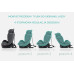 FKinderKraft FOTELIK SAMOCHODOWY obrotowy 360 czarno-szary 40-150 CM i-Size R129 ISOFIX